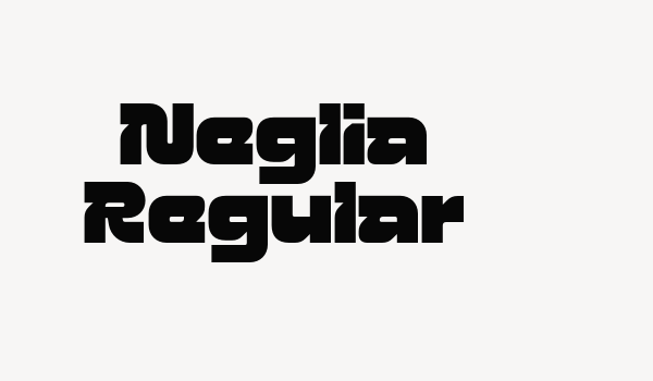 Neglia Regular Font