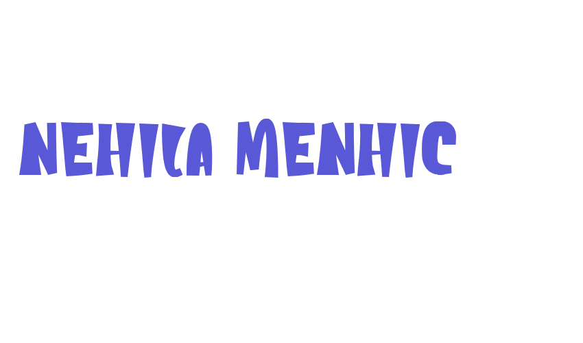 Nehila Menhic Font Download