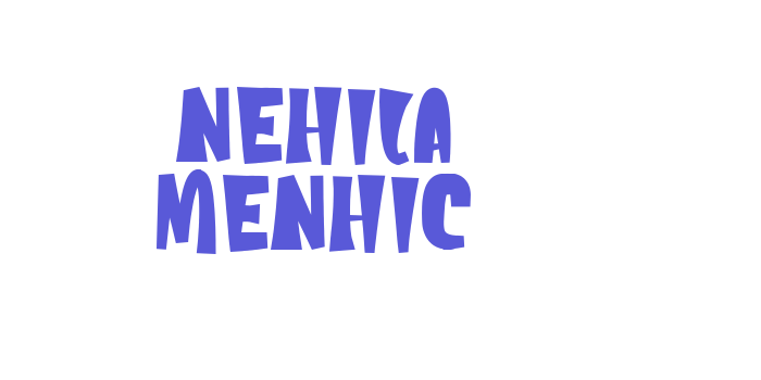 Nehila Menhic Font Download