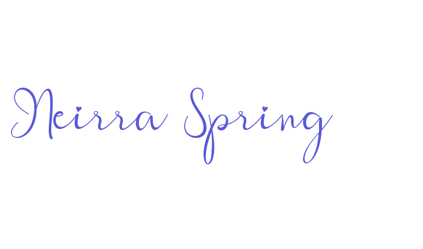 Neirra Spring Font Download