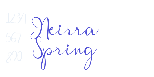 Neirra Spring-font-download