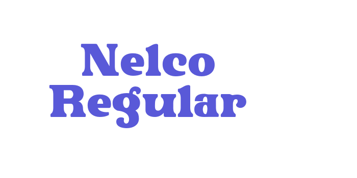 Nelco Regular Font Download