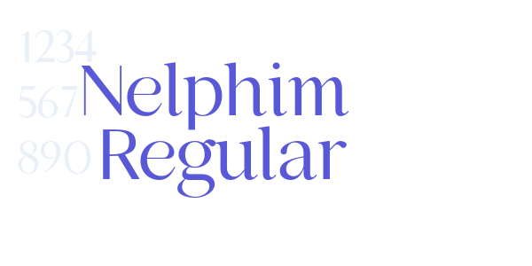 Nelphim  Regular font free