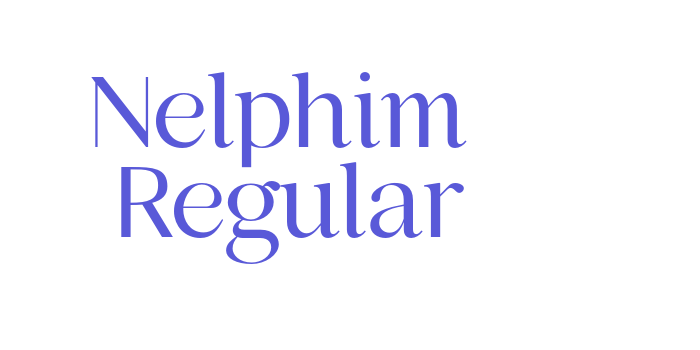 Nelphim  Regular Font