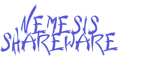 Nemesis Shareware font free