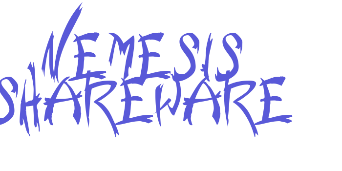 Nemesis Shareware Font