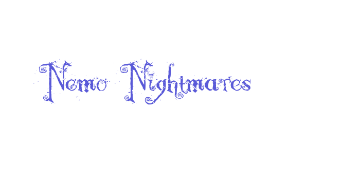 Nemo Nightmares Font Download