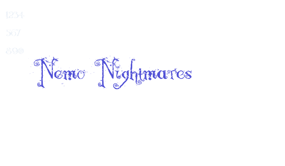 Nemo Nightmares-font-download