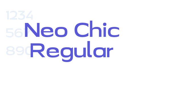 Neo Chic Regular font free