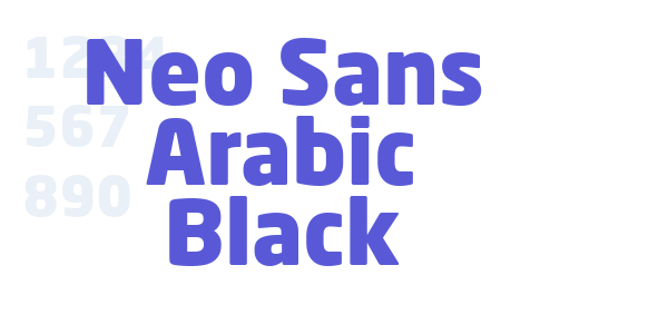 Neo Sans Arabic Black font free