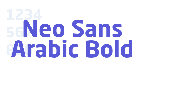 Neo Sans Arabic Bold font free