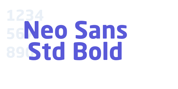 Neo Sans Std Bold font free