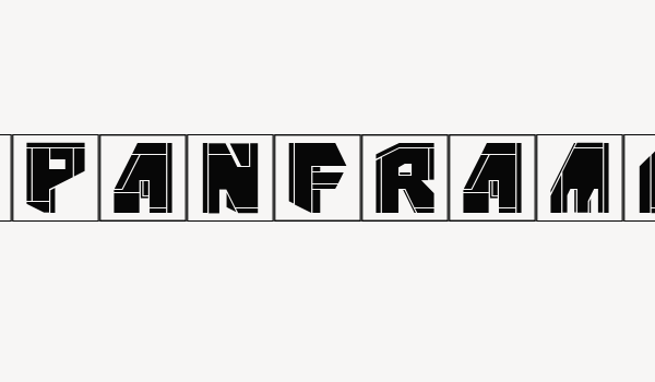 NeoPanFrames Font