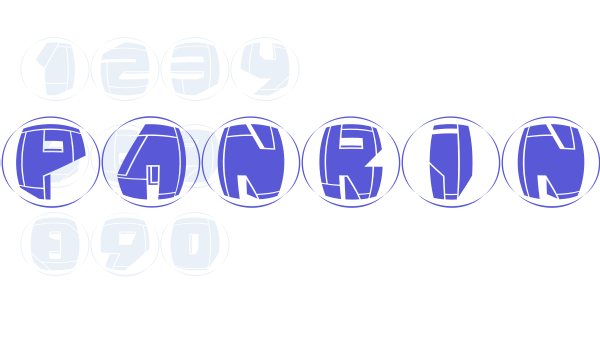 NeoPanRings Font