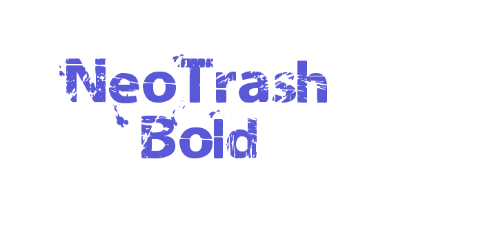 NeoTrash Bold Font Download