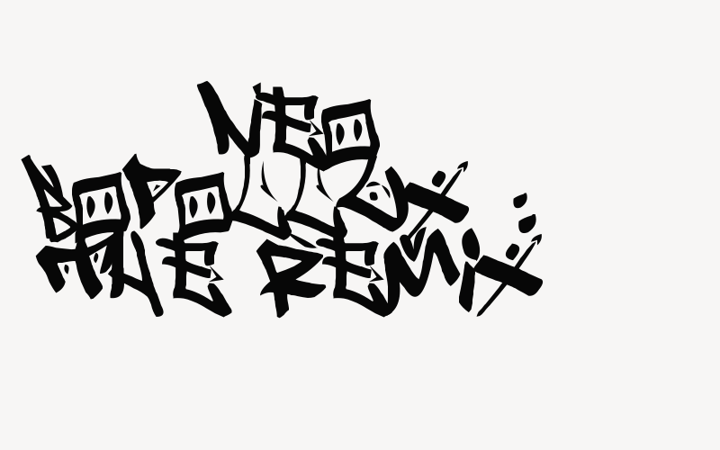 Neo Bopollux : The Remix Font