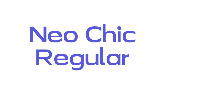 Neo Chic Regular Font Download