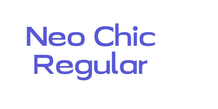 Neo Chic Regular Font