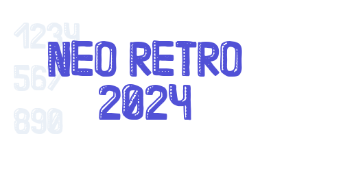 Neo Retro 2024-font-download
