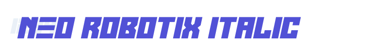 Neo Robotix Italic-font