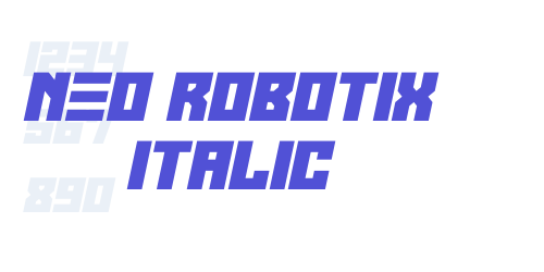 Neo Robotix Italic-font-download