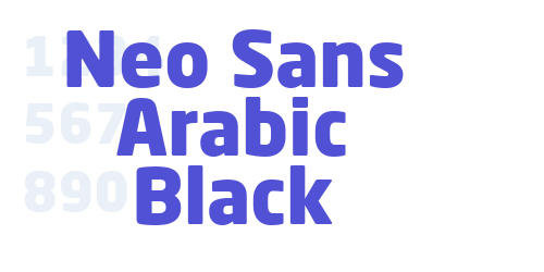 Neo Sans Arabic Black