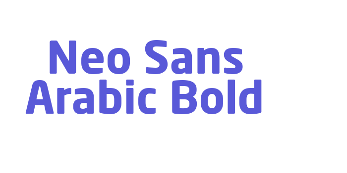 Neo Sans Arabic Bold Font Download