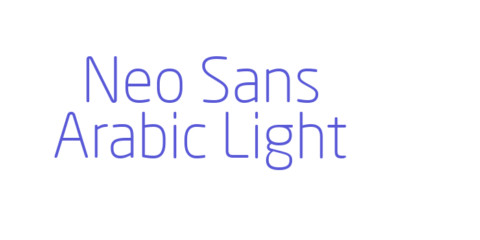 Neo Sans Arabic Light Font Download