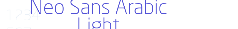 Neo Sans Arabic Light-font