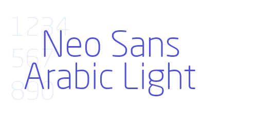 Neo Sans Arabic Light