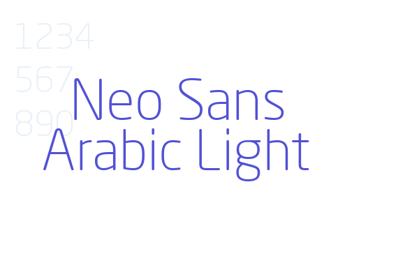 Neo Sans Arabic Light
