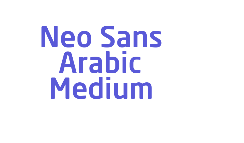 Neo Sans Arabic Medium Font Download