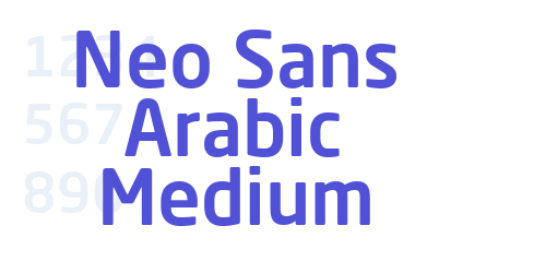 Neo Sans Arabic Medium