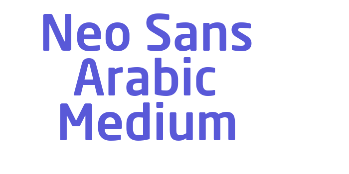 Neo Sans Arabic Medium Font