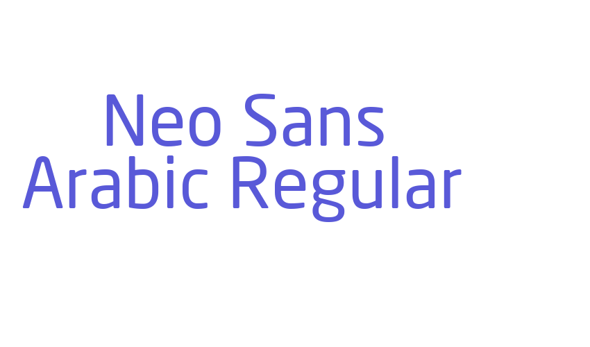 Neo Sans Arabic Regular Font Download