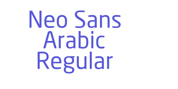 Neo Sans Arabic Regular Font Download