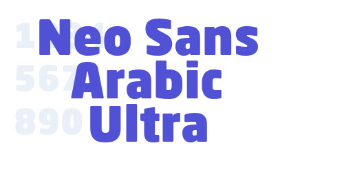 Neo Sans Arabic Ultra
