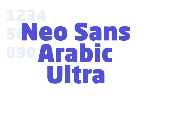 Neo Sans Arabic Ultra