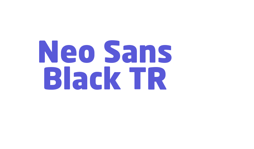 Neo Sans Black TR Font