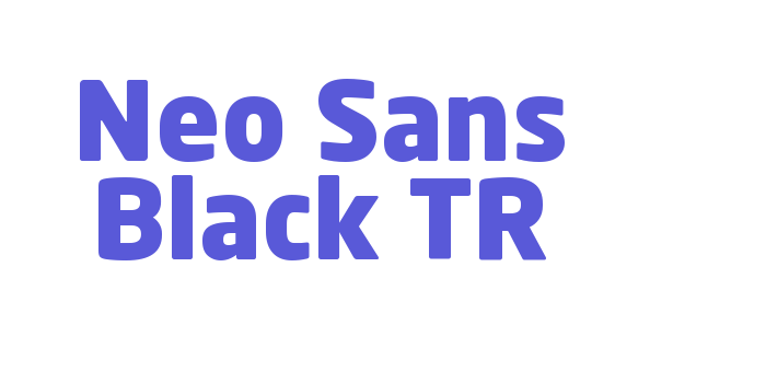 Neo Sans Black TR Font