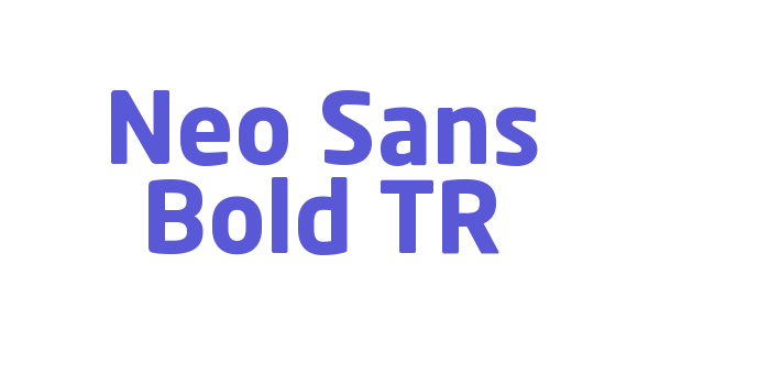 Neo Sans Bold TR Font Download