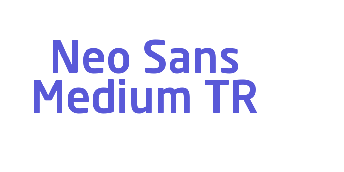 Neo Sans Medium TR Font Download