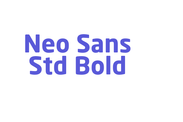 Neo Sans Std Bold Font