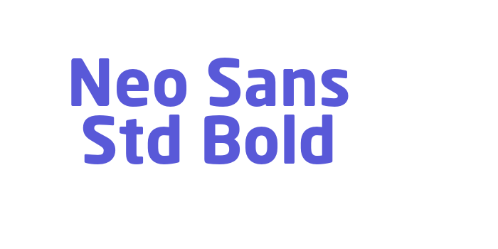 Neo Sans Std Bold Font Download