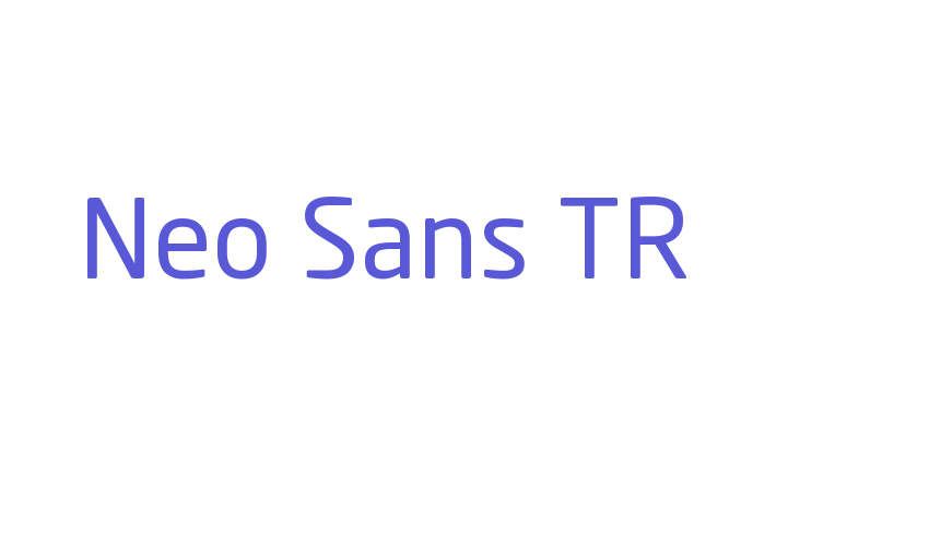 Neo Sans TR Font