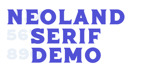 Neoland Serif Demo-font-download