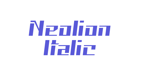 Neolion Italic Font Download