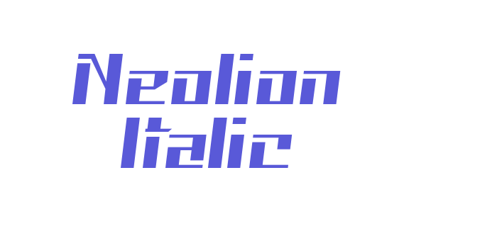 Neolion Italic Font