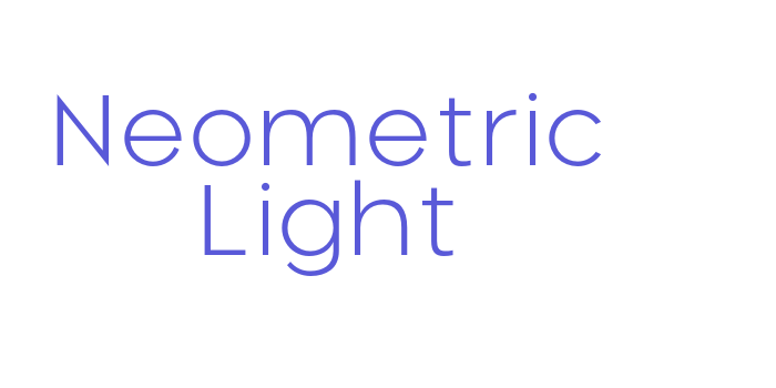 Neometric Light Font Download