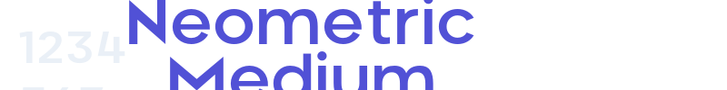 Neometric Medium-font